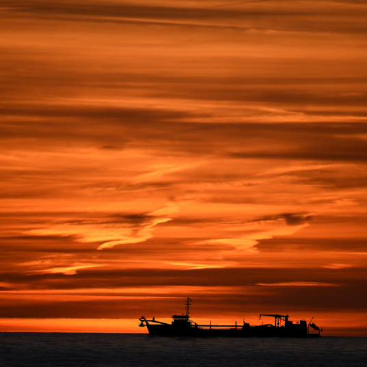 Sunset Dredger